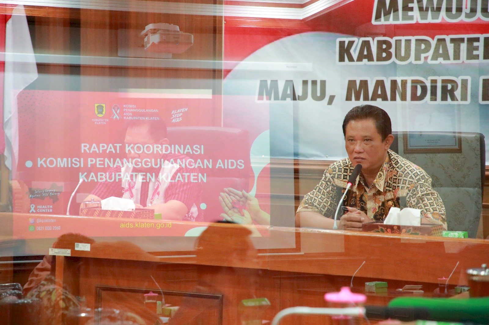 Membuka Rakor KPA Klaten, Wabup Klaten Ajak Masyarakat Cegah dan Kendalikan HIV Aids