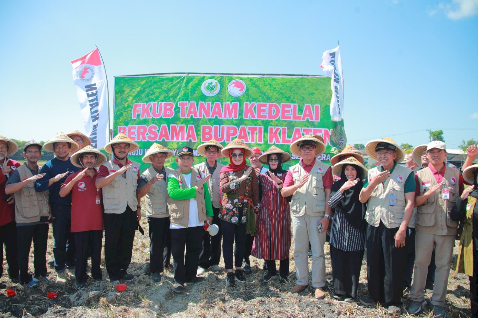 Bupati Klaten Launching Inovasi FKUB Klaten Desa Sadar Kerukunan Berbasis Pertanian 