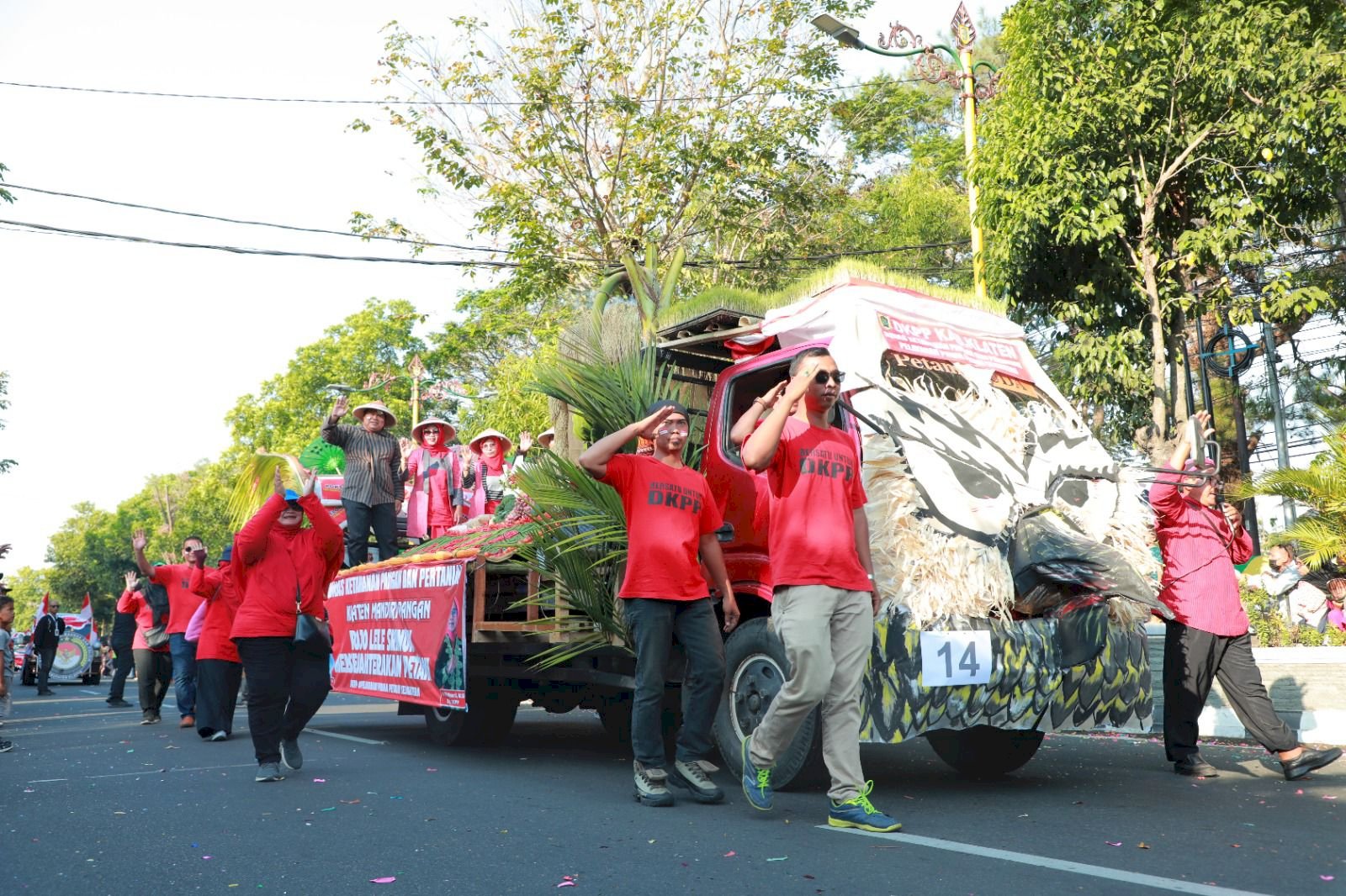 OPD Kabupaten Klaten Tampilkan Beberapa Prestasinya Dalam Karnaval Pembangunan 2023