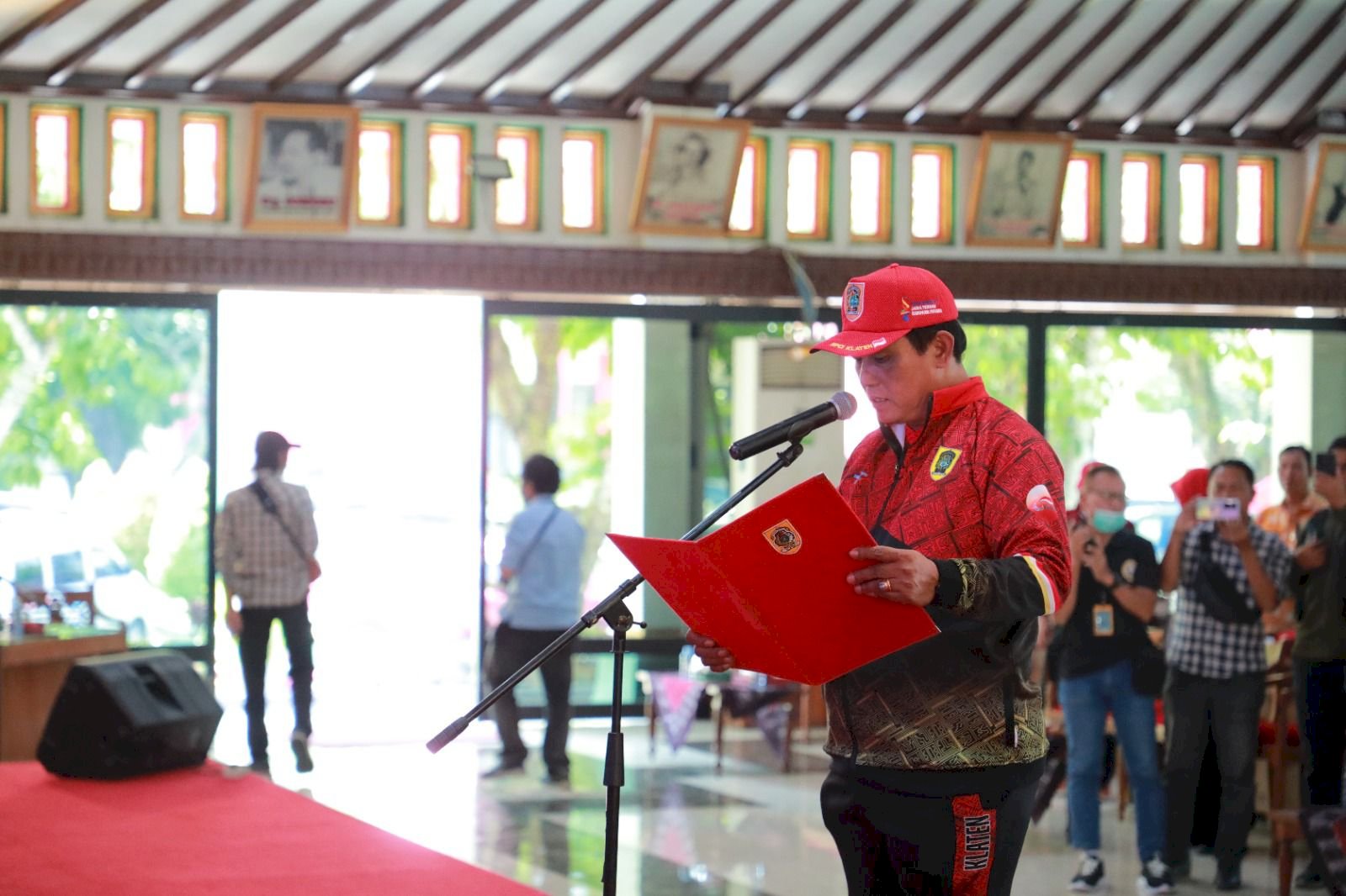 Wakil Bupati Klaten Kukuhkan Dan Lepas Kontingen PERPAPROV Kabupaten Klaten