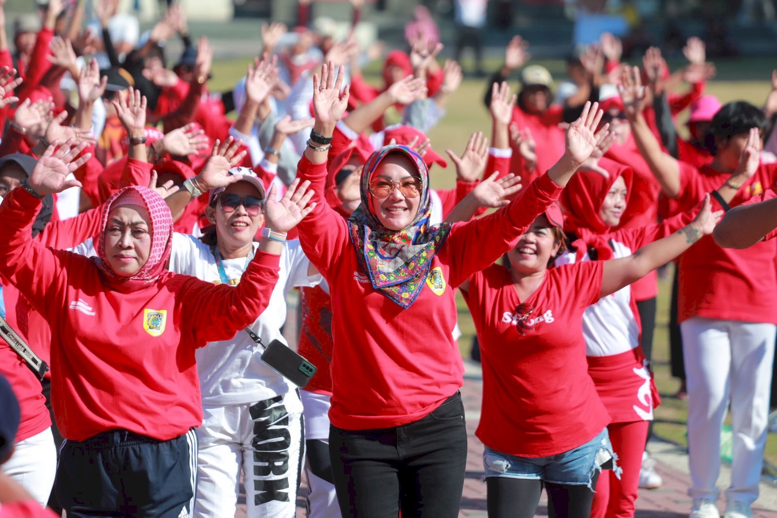 Peringati Haornas 2023, Pemkab Klaten Gelar Jalan Sehat dan Senam Bersama