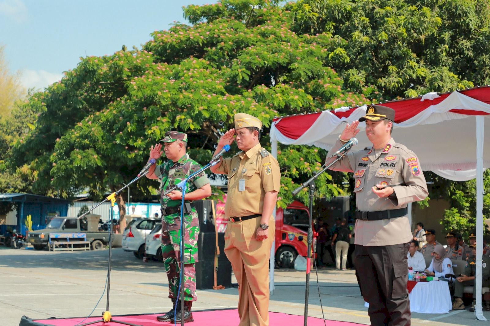 Jelang Pemilu 2024 Polres Klaten Jalankan Latihan Sispamkota