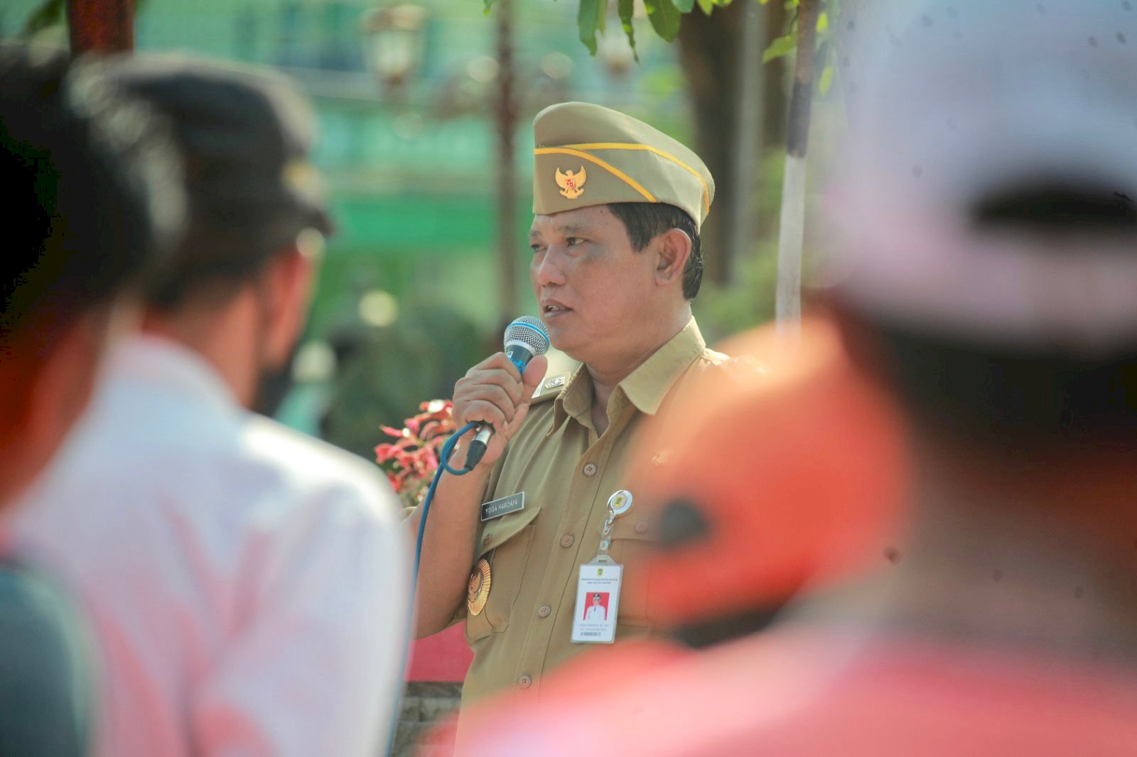 Wabup Klaten Berikan Pembinaan Kepada Petugas Parkir di Klaten