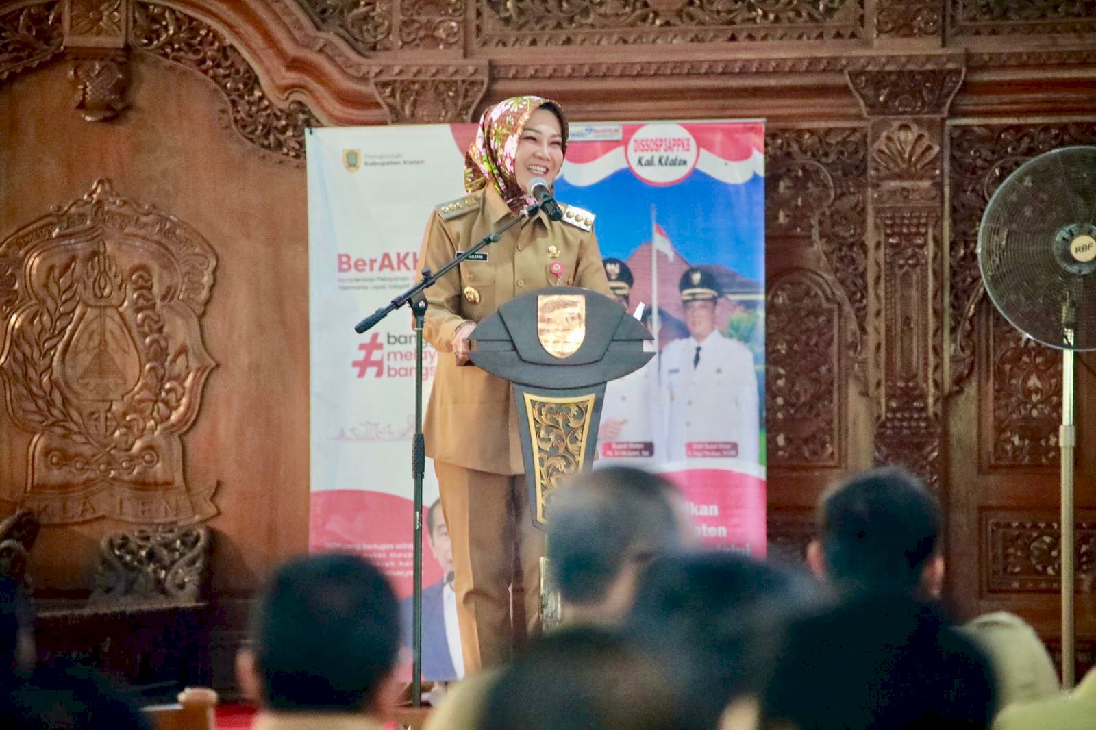 Membuka Rakor Optimalisasi Kampung KB, Bupati Klaten Ajak Seluruh Kades Komitmen Turunkan Angka Stunting