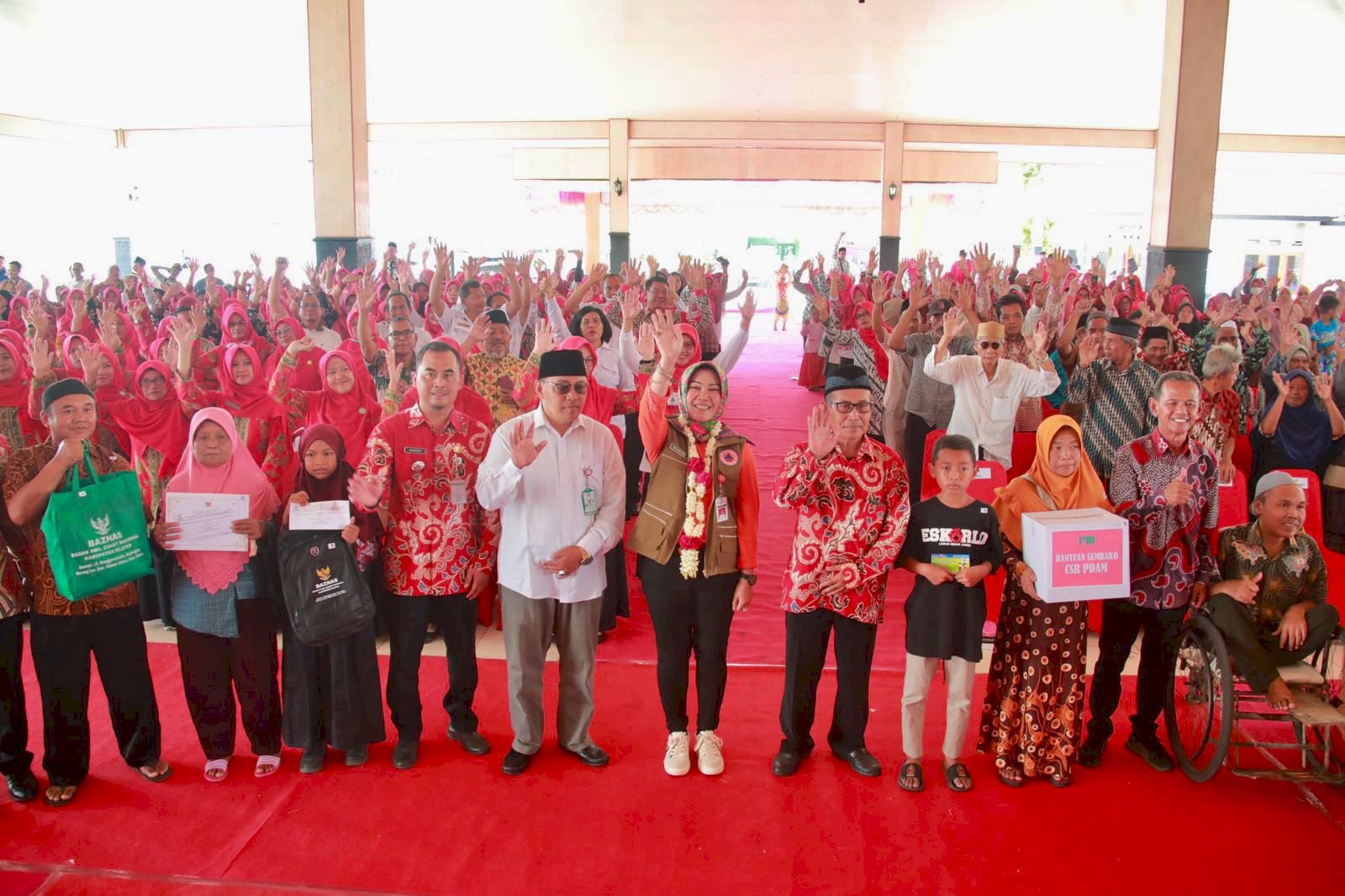 Sambang Warga Tulung, Bupati Klaten Resmikan Joglo Wisanggeni dan Pujasera Dalangan