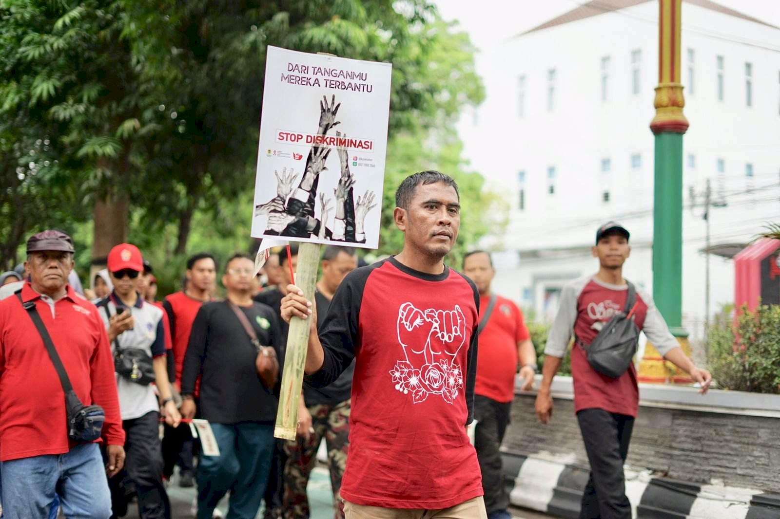 Hari Aids Sedunia 2023, KPA Kabupaten Klaten Gelar Jalan Sehat