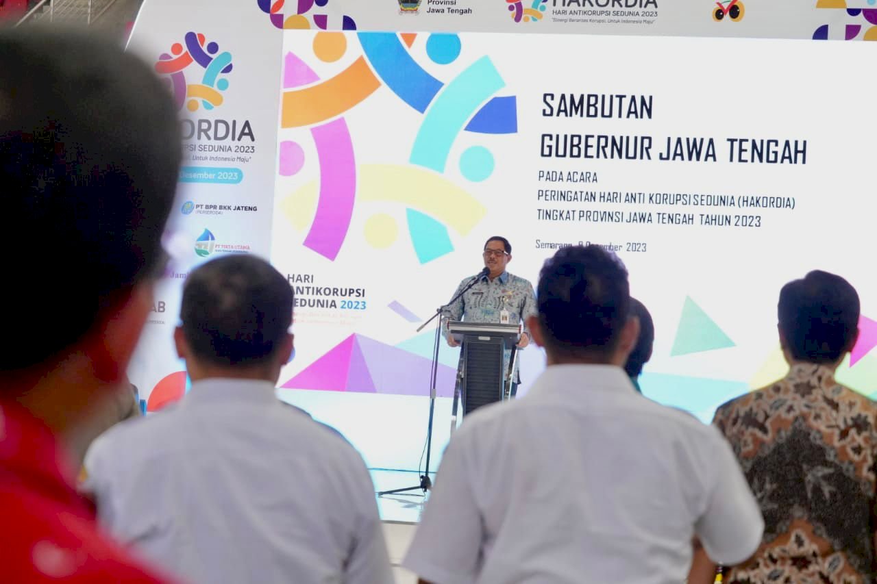 Wakil Bupati Klaten Hadiri Peringatan Hari Antikorupsi Sedunia 2023 di Jawa Tengah