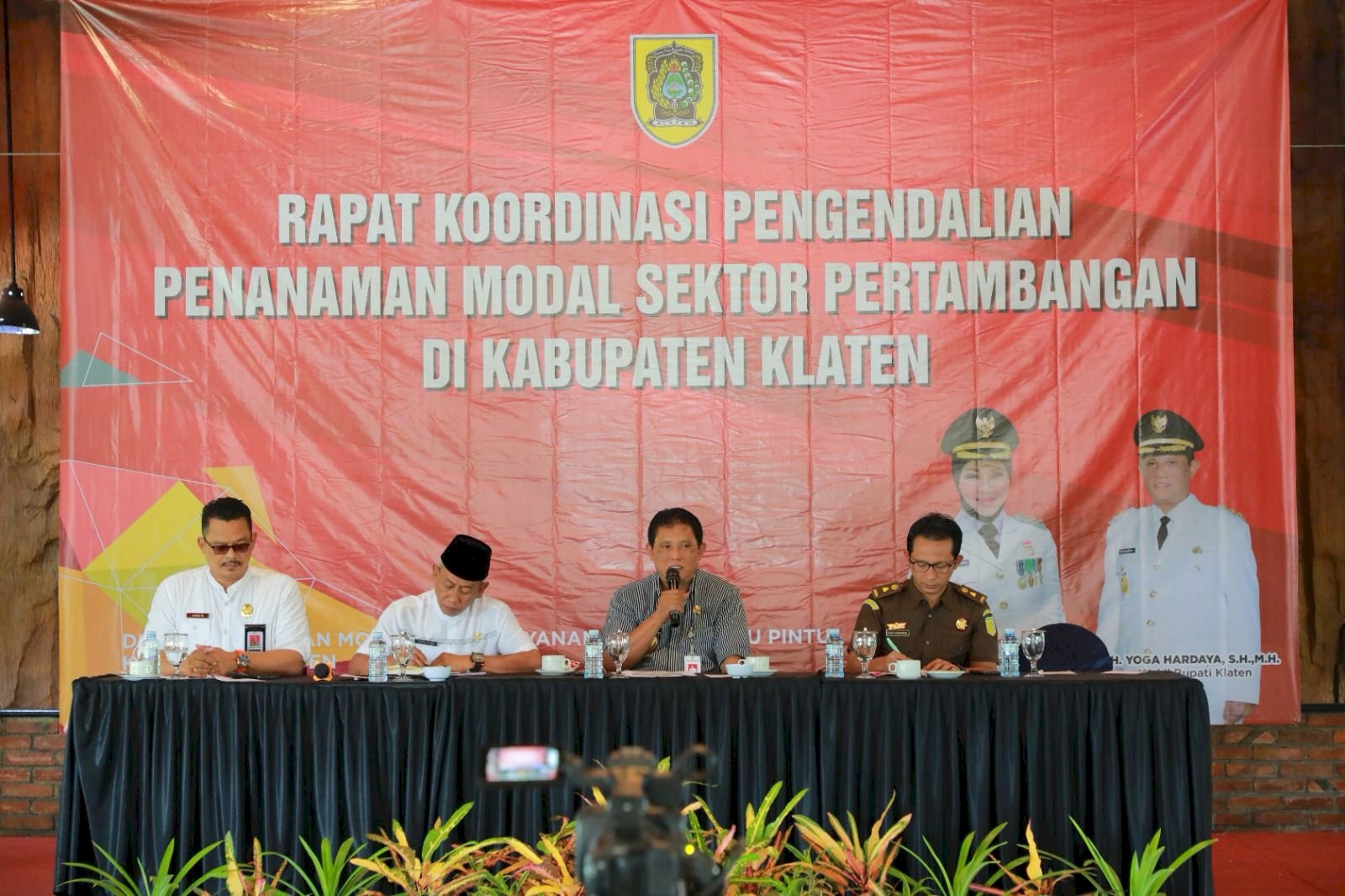 Rapat Koordinasi Pengendalian Pelaksanaan Penanaman Modal Sektor Pertambangan di Kabupaten Klaten