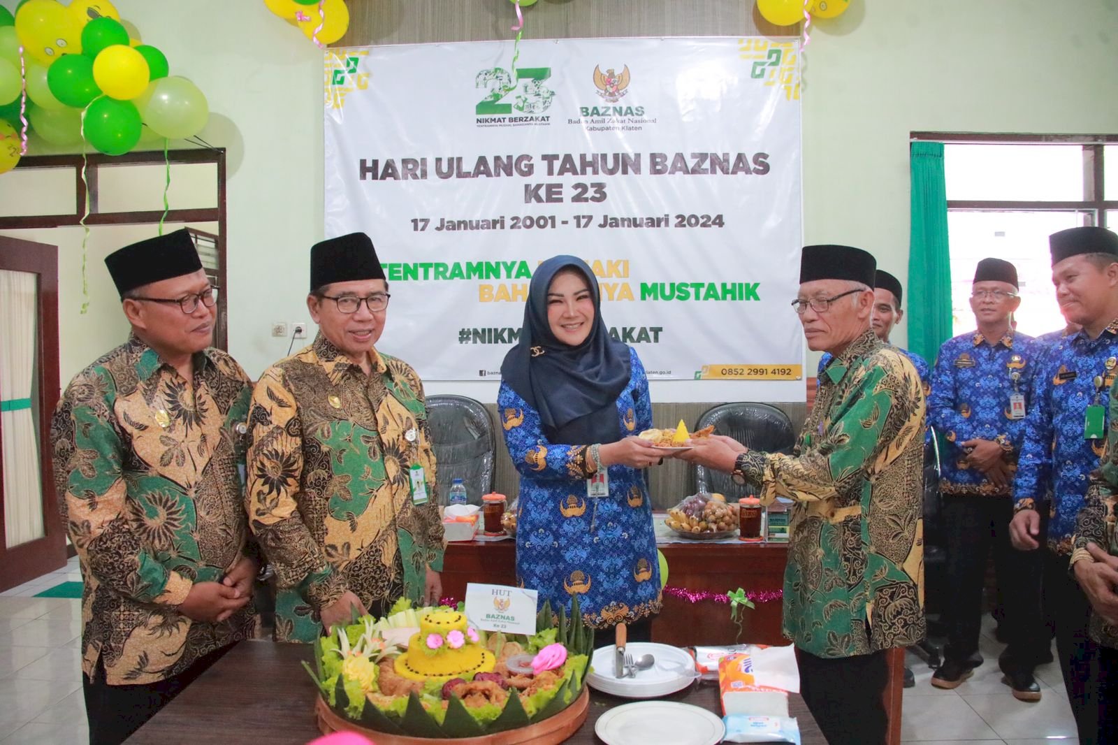 Hadiri HUT Baznas Ke 23, Bupati Klaten Ajak Tingkatkan Sinergitas