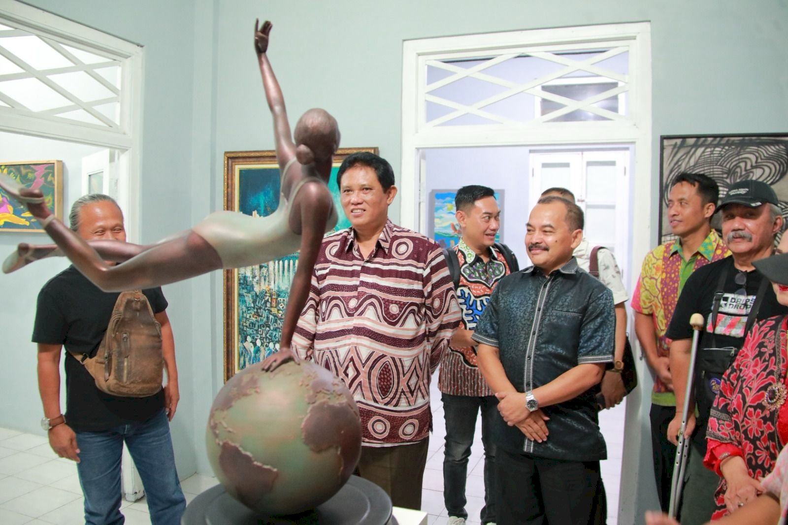 Wabup Buka Pameran Lukisan "Djejak Coretan Sahabat" 