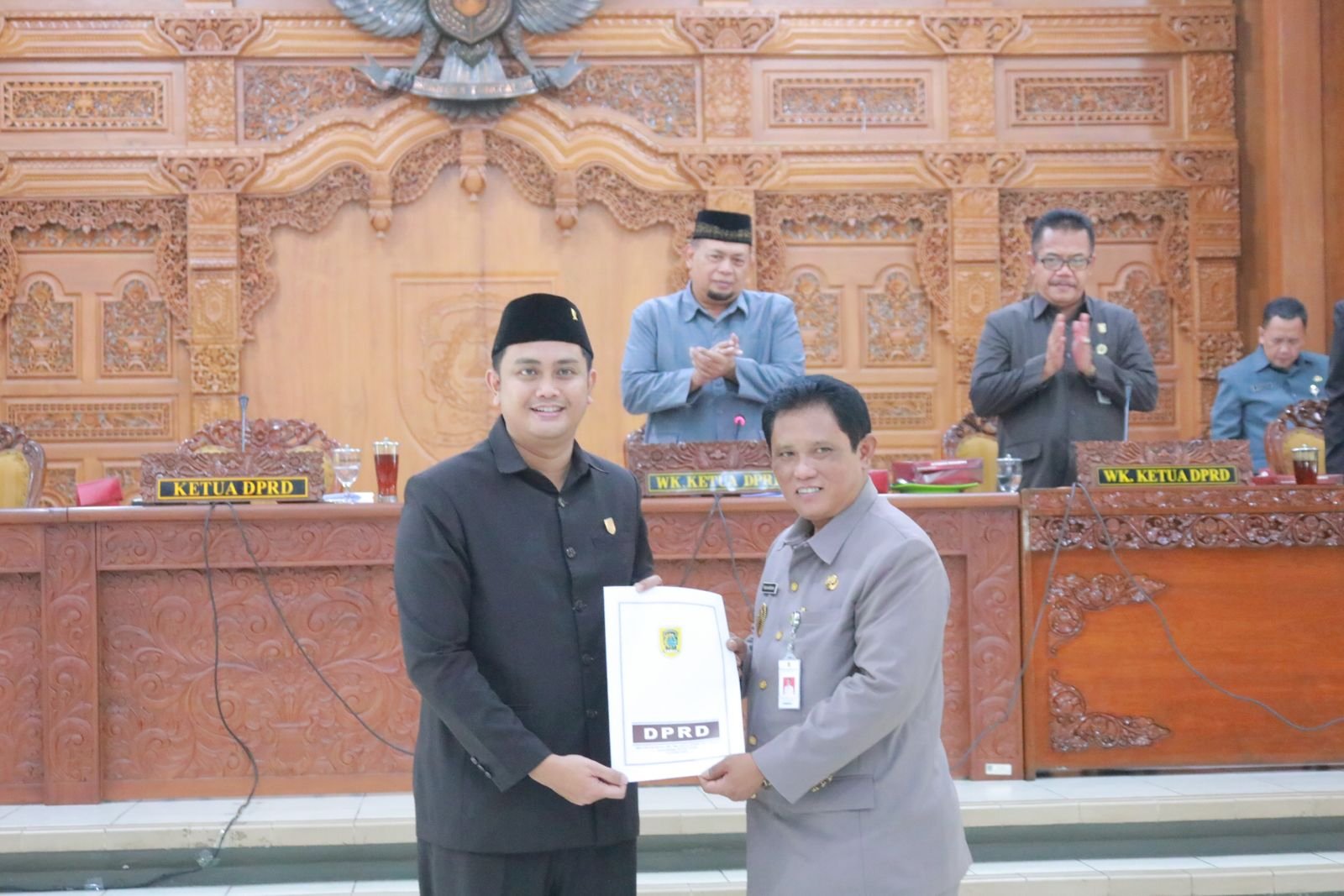 Wabup Klaten Hadiri Rapat Paripurna Persetujuan Dewan Kabupaten Klaten 