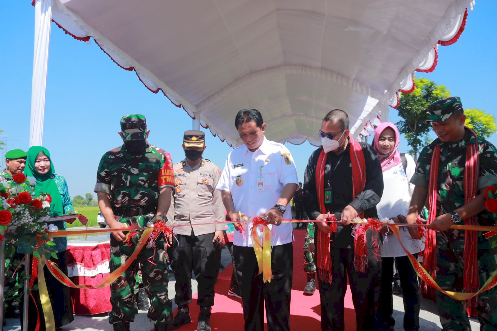 Wakil Bupati Klaten Tutup TMMD Sengkuyung Tahap I Desa Bero Trucuk