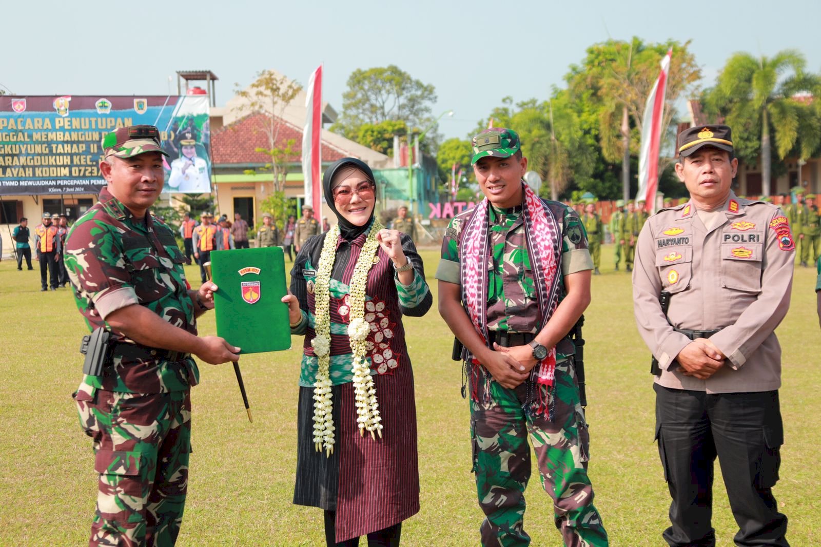 TMMD Desa Karangdukuh Jogonalan Resmi Ditutup, Bupati Klaten Ajak Masyarakat Manfaatkan Hasil Dengan Maksimal