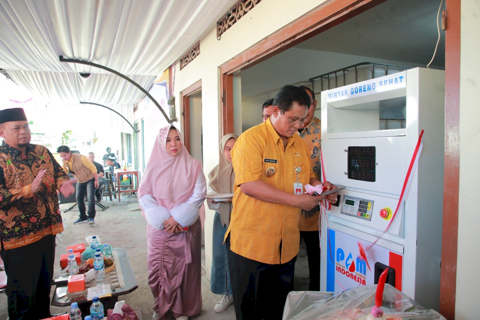 Wakil Bupati Klaten Hadiri Pembukaan Operasional POM Minyak Goreng Indonesia (POMINDO)