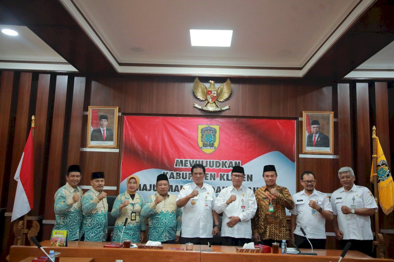 Wabup Klaten Menerima Kunjungan dari FKUB Kota Banjar di Klaten