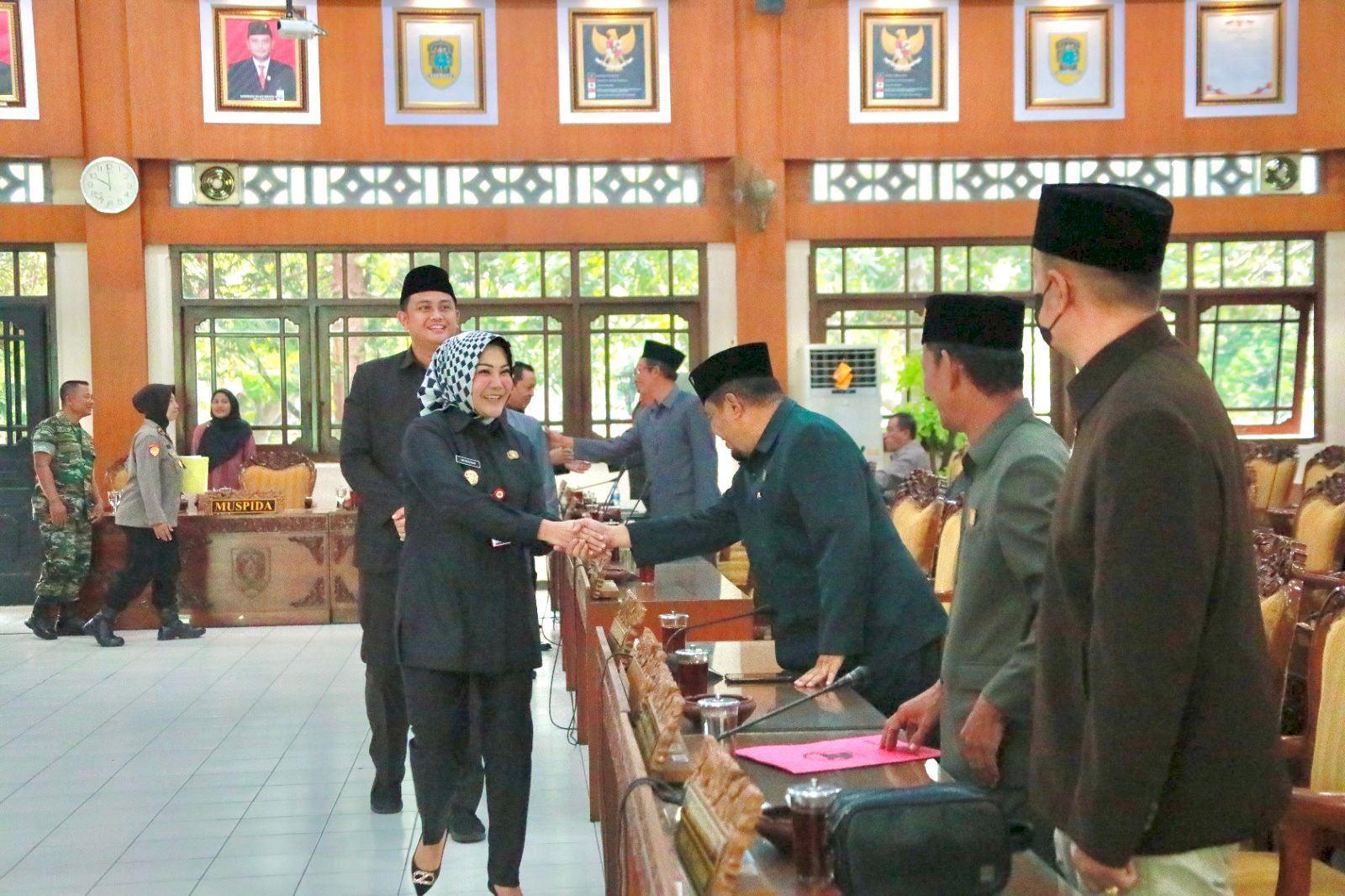 Bupati Klaten, Sri Mulyani hadiri Rapat Paripurna di Gedung Paripurna DPRD Kabupaten Klaten pada Jumat (28/06/2024).