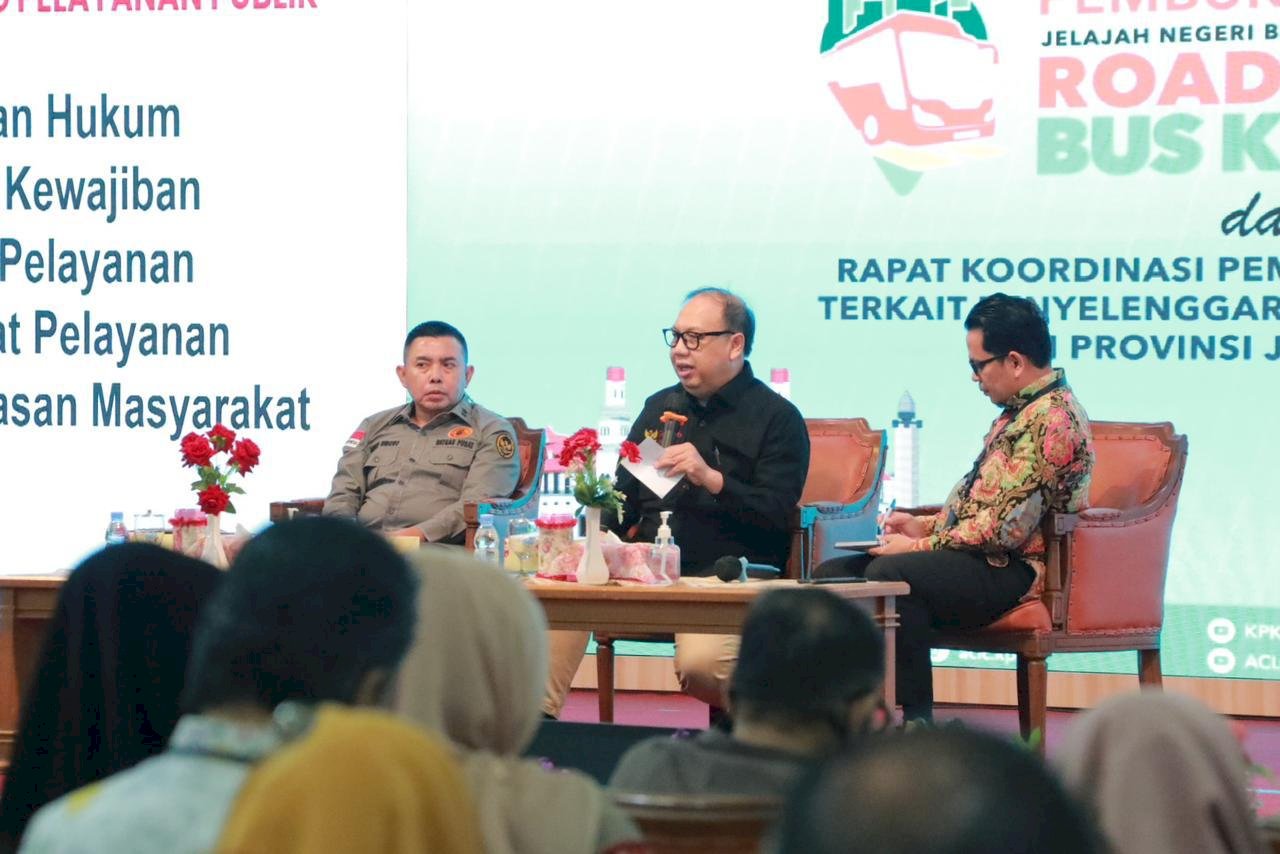 Bupati Klaten Hadiri Pembukaan Roadshow Bus KPK Tahun 2024