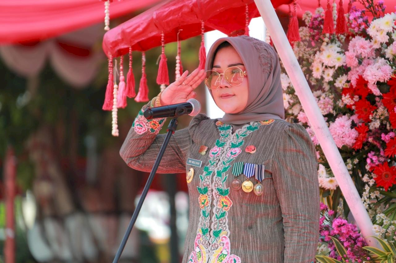 Pimpin Upacara Hari Jadi ke 220 Klaten, Bupati Sri Mulyani Sampaikan Capaian Prestasi Klaten