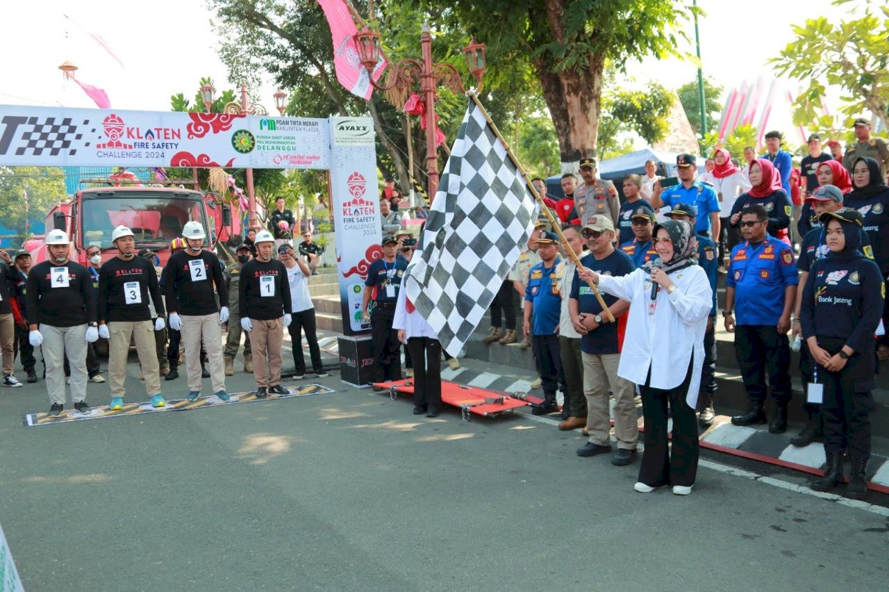 Bupati Klaten Membuka Klaten Fire Safety Challenge 2024