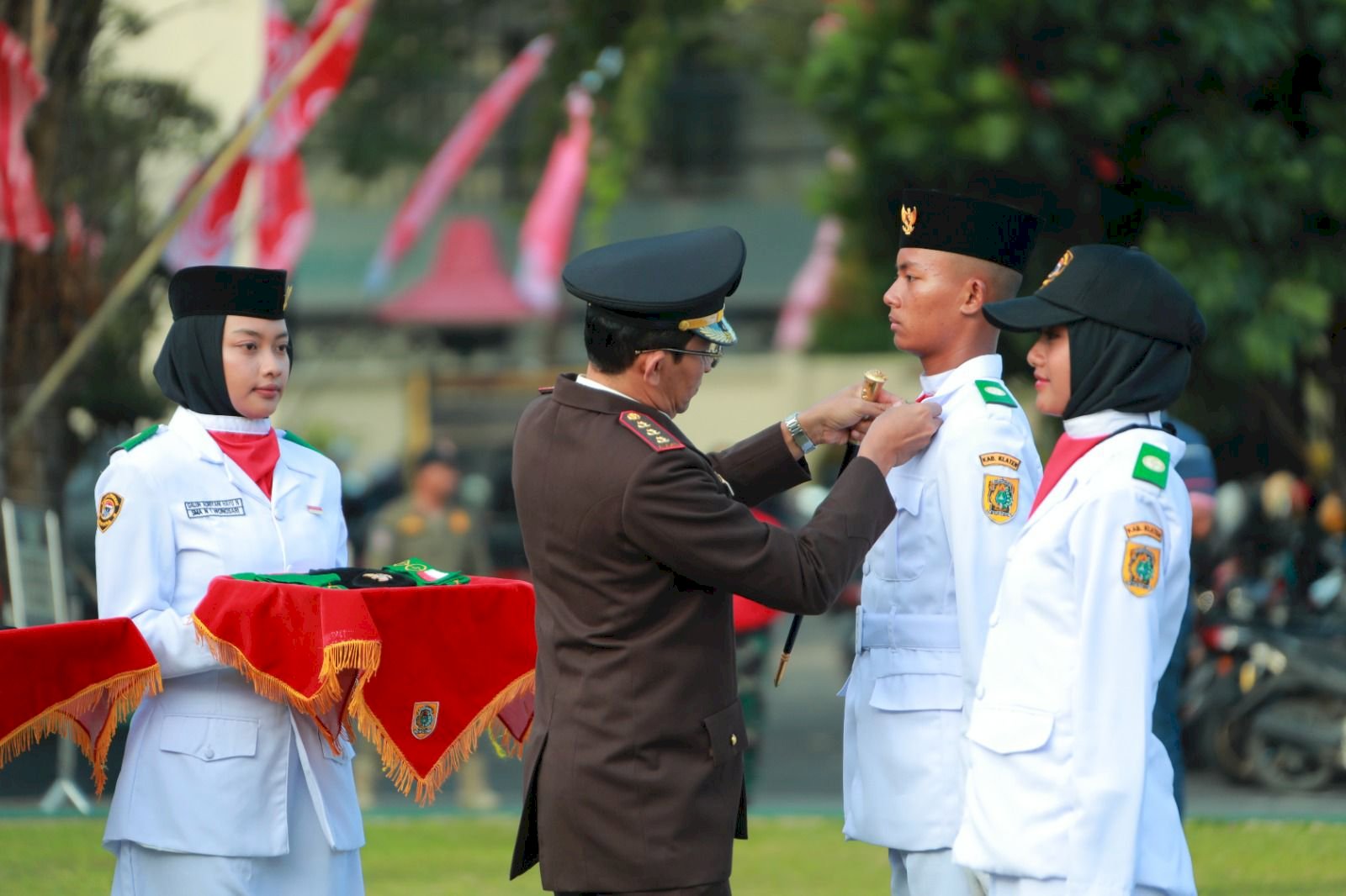 Pasukan Paskibraka Klaten Tahun 2024 Resmi Dikukuhkan