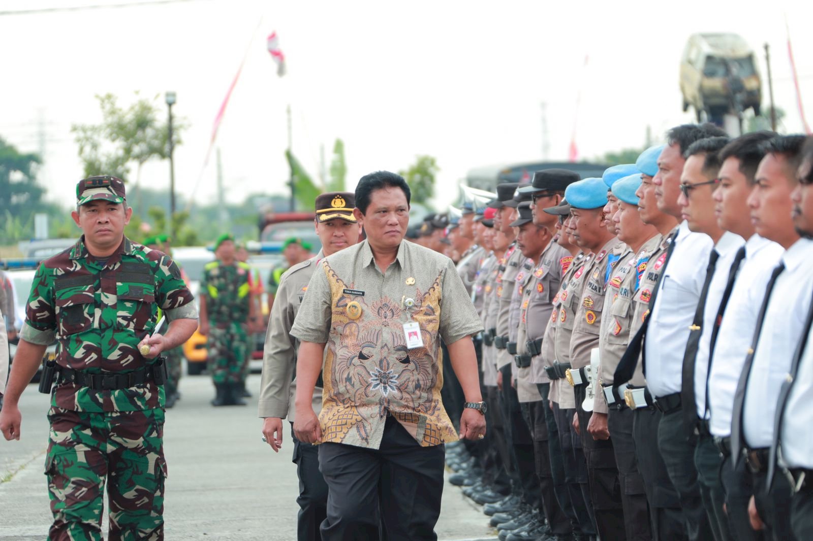 Polres Klaten Apel Gelar Pasukan Pengamanan Pilkada 2024