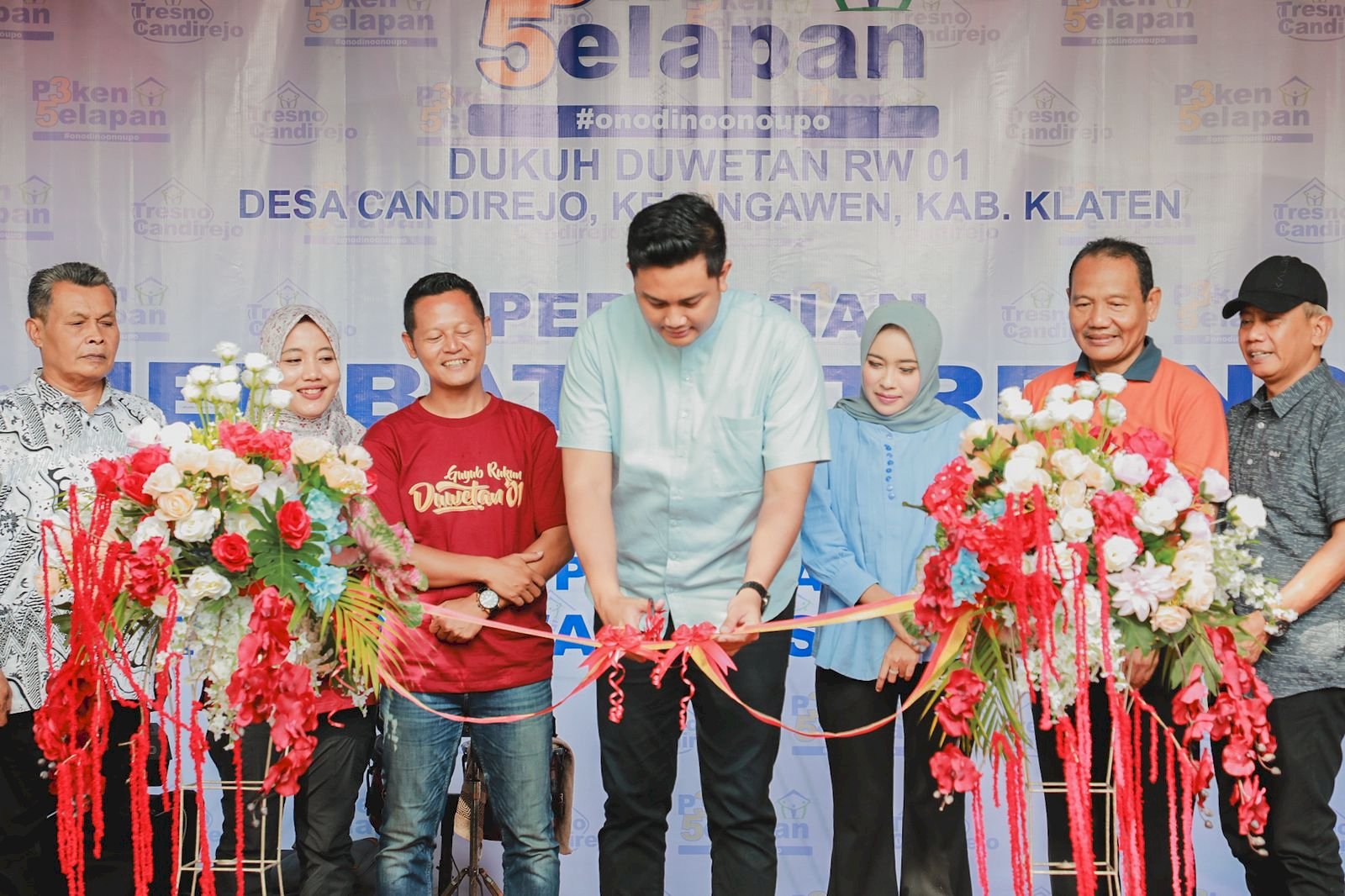 Bupati Klaten Mas Hamenang Kunjungi Peken Selapan Desa Candirejo