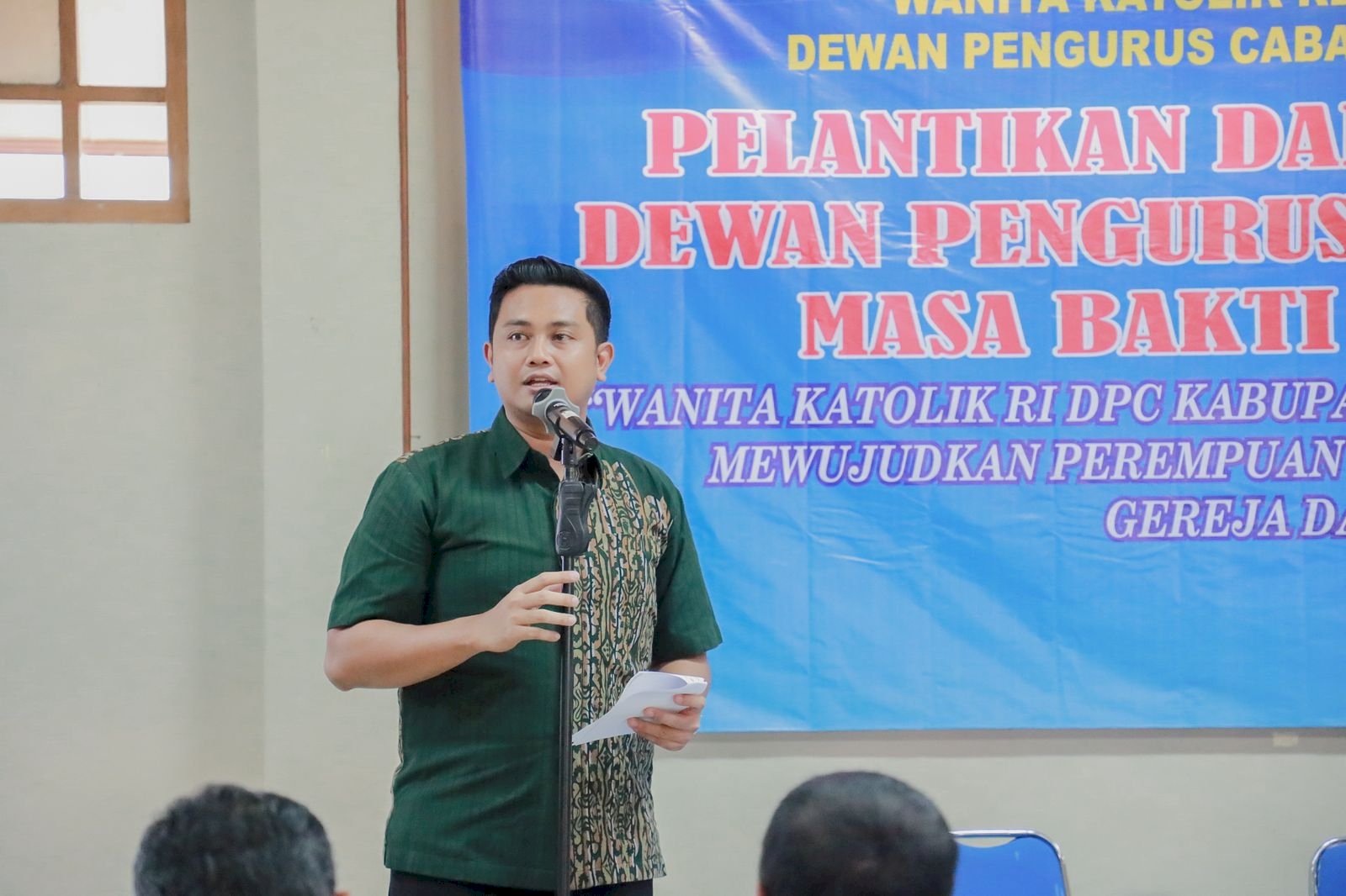 Bupati Klaten Mas Hamenang Hadiri Pelantikan Pengurus WKRI DPC Kabupaten Klaten