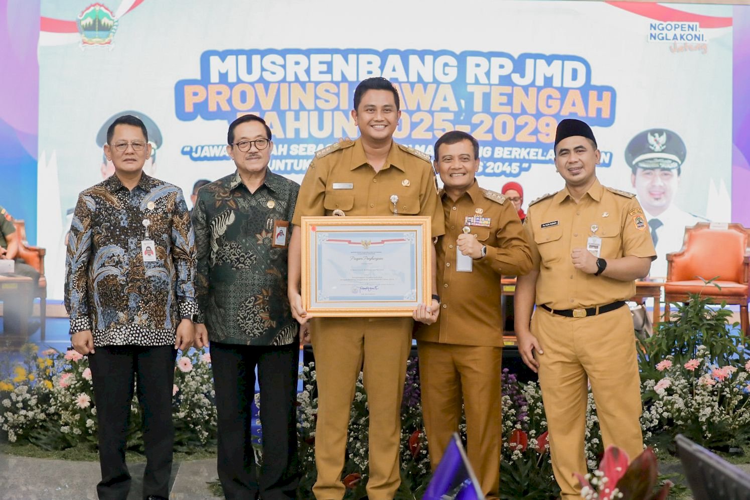 Bupati & Wakil Bupati Klaten Hadiri Musrenbang RPJMD Jawa Tengah Tahun 2025-2029