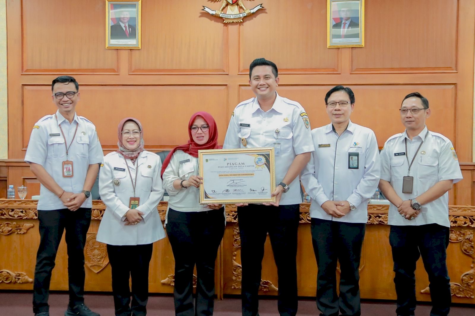 Bupati Klaten Canangkan Desa Soka Karangdowo Sebagai Desa Cantik