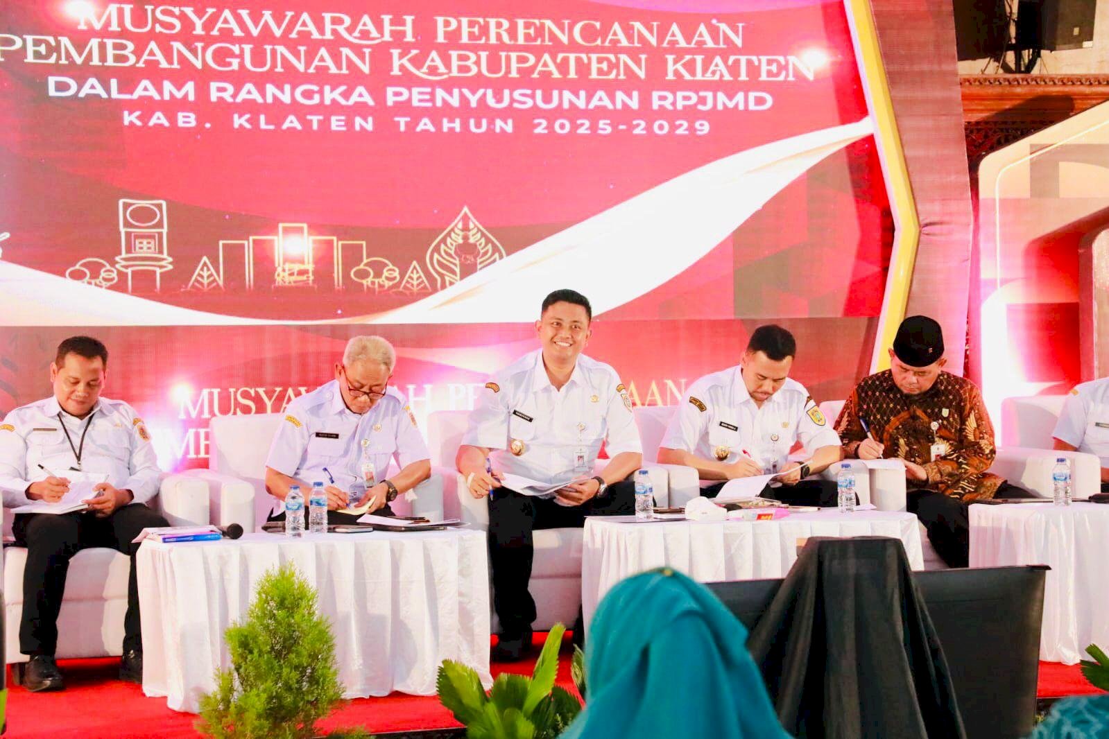 Hadiri Musrenbang RPJMD Klaten 2025-2029, Bupati Klaten Minta Pemkab Klaten Selaraskan Proker