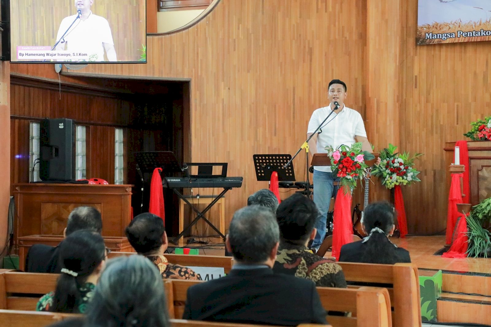 Bupati Klaten Mas Hamenang Hadiri Hari Raya Penuaian (HRP) di Gereja Induk GKJ Gumulan