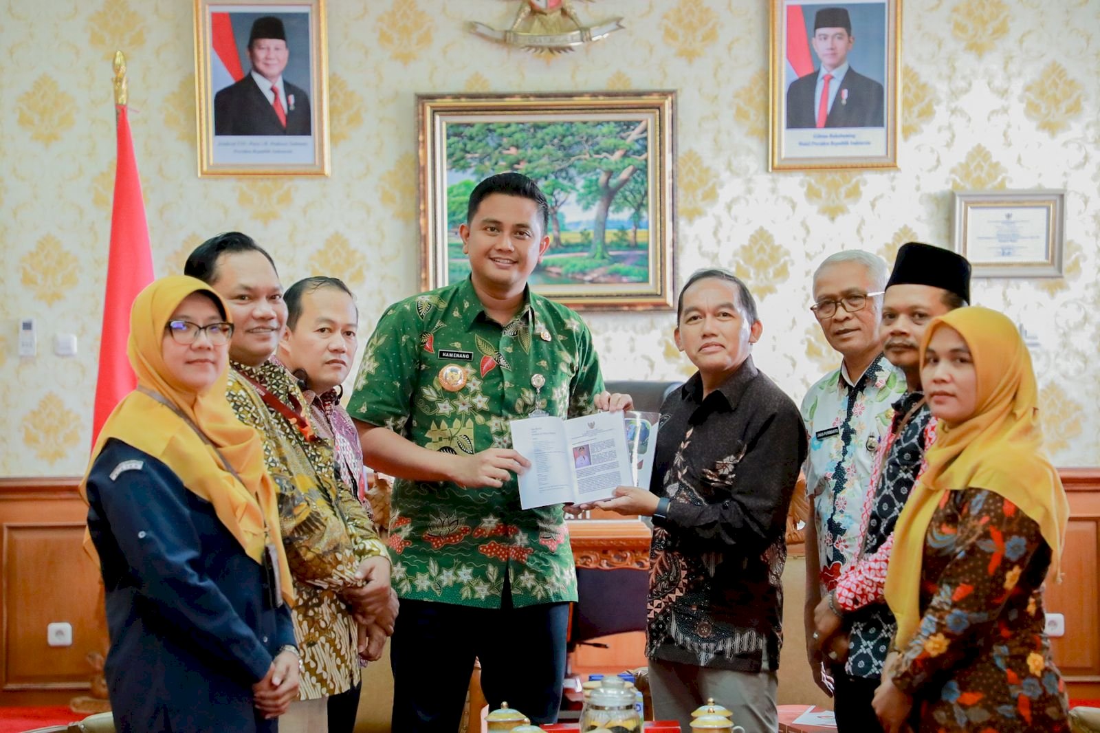 Bupati Klaten Mas Hamenang Lakukan Audiensi Bersama KPU Kabupaten Klaten
