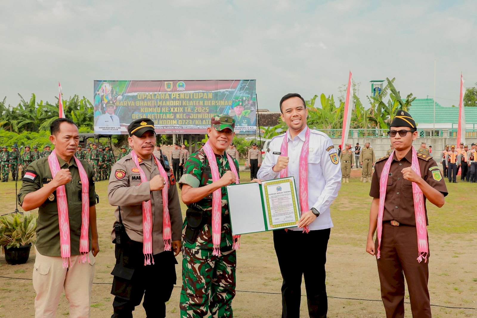 Wakil Bupati Klaten Resmi Menutup Program KBMKB Desa Ketitang Kecamatan Juwiring