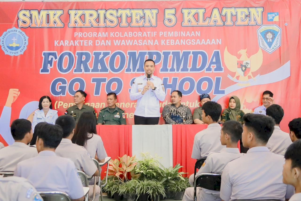 Forkopimda Klaten Goes to School untuk Tanamkan Wawasan Kebangsaan bagi Para Pelajar