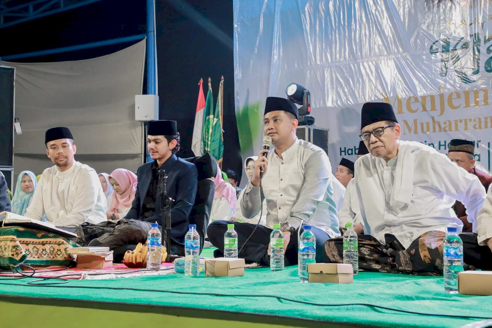 Bupati Klaten dan Wakil Bupati Klaten Hadiri Pengajian Akbar Memperingati hari Bhayangkara ke-79 dan pelantikan Pac IPNU IPPNU Karangdowo