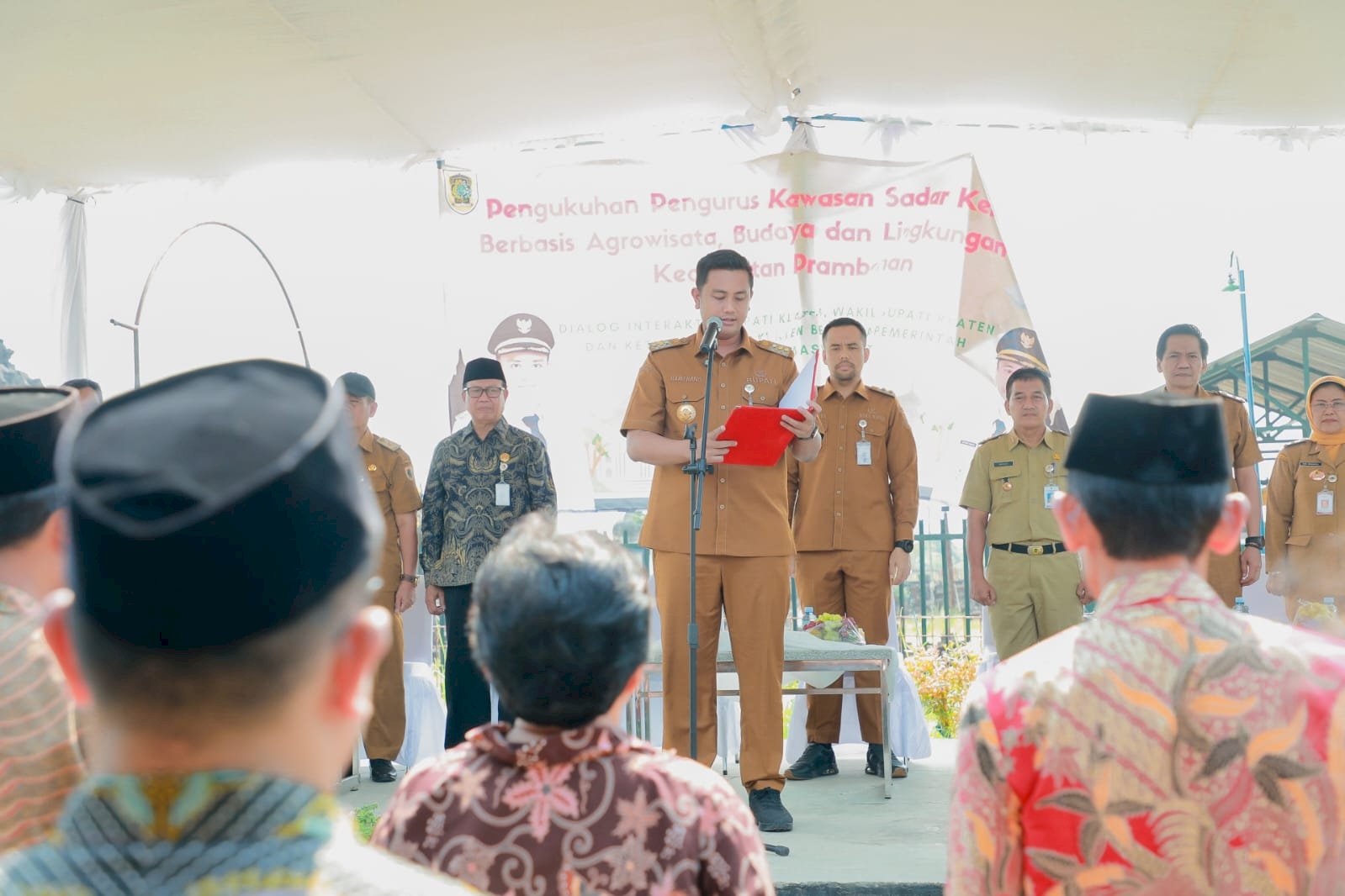 Bupati Klaten Kukuhkan Kawasan Sadar Kerukunan di Prambanan, Dorong Harmoni Sosial Berbasis Budaya dan Lingkungan