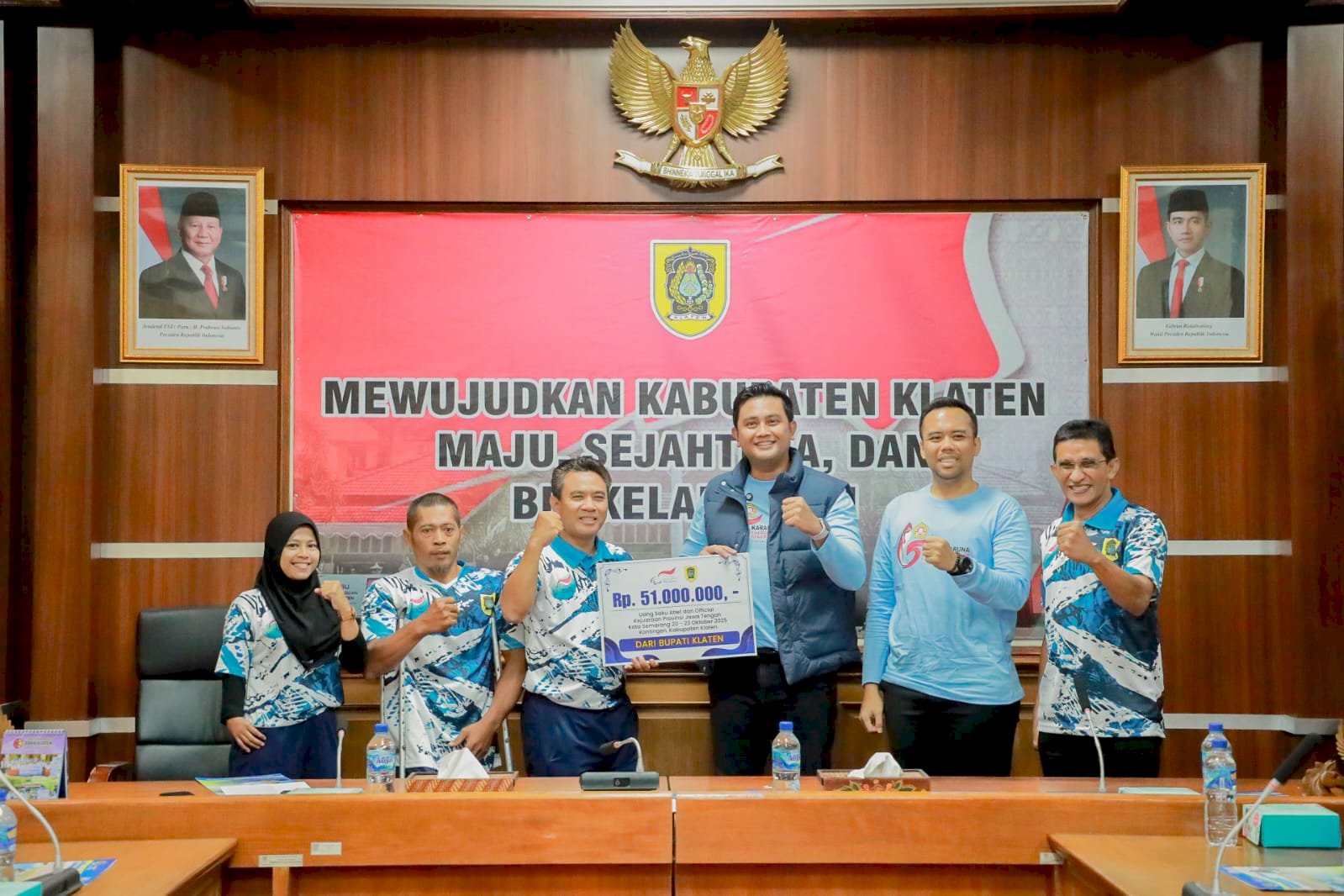 Pemkab Klaten Lepas Kontingen NPCI untuk Kejuaraan Provinsi Jawa Tengah 2025