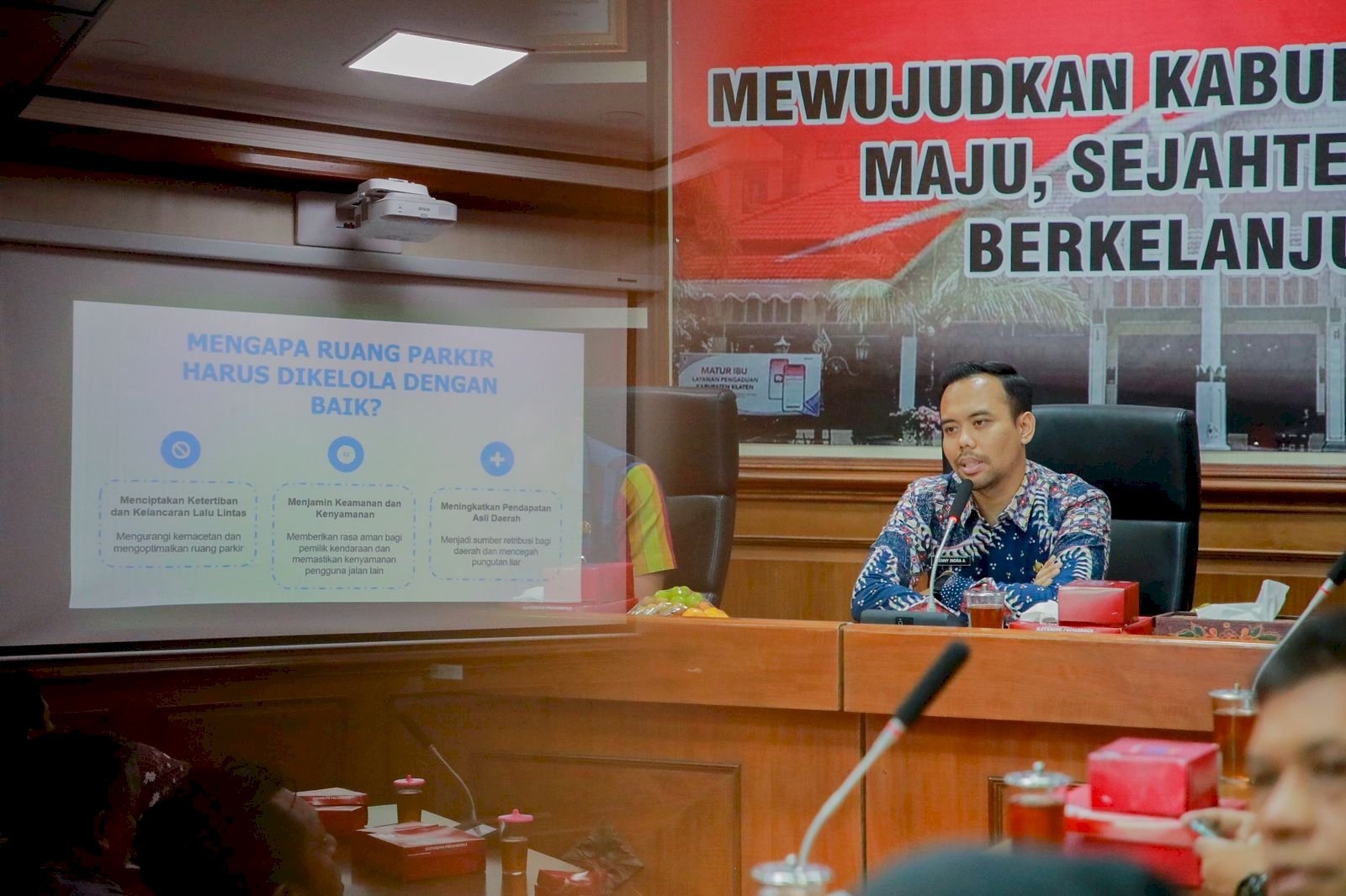 Wakil Bupati Klaten Dorong Penataan Parkir Lebih Tertib di Tahun 2026