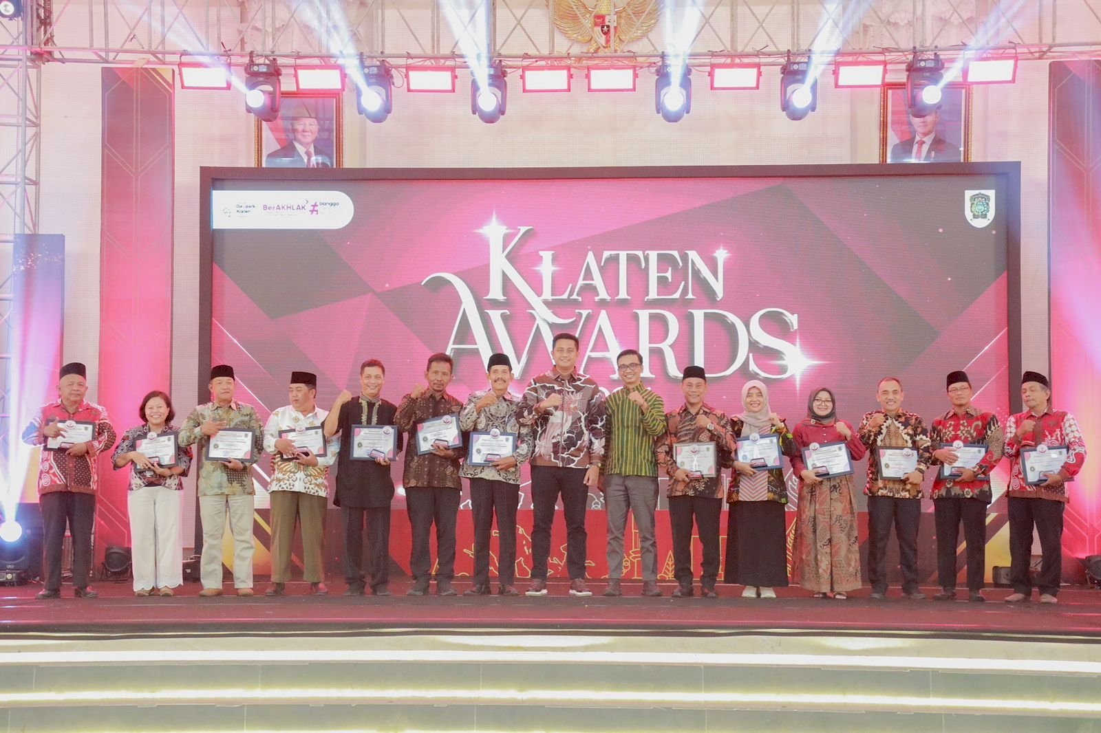 Klaten Award 2025, Bupati Klaten : Jadi Momentum Apresiasi untuk Semua Insan Berprestasi