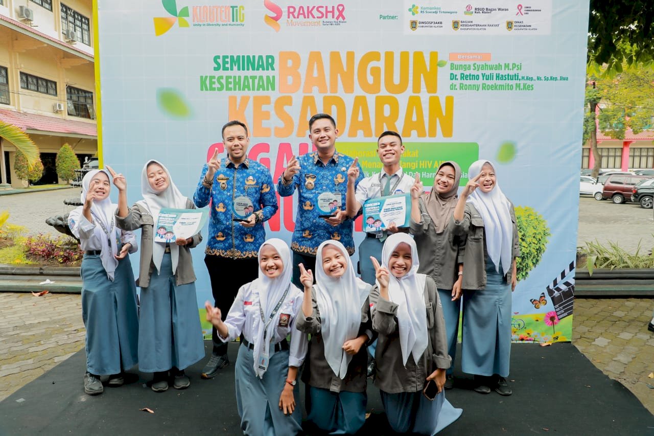 Bupati dan Wakil Bupati Klaten Dorong Kesadaran Pelajar dalam Kampanye Penanggulangan HIV/AIDS 