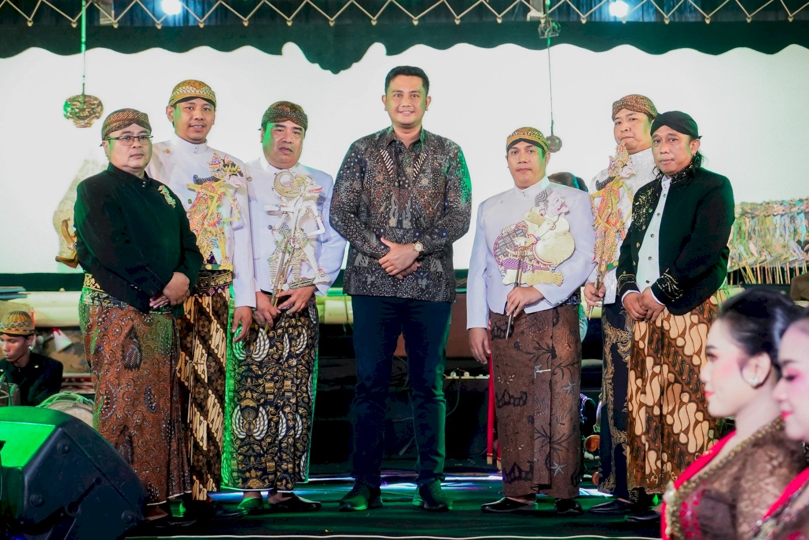 Bupati Klaten Apresiasi Pagelaran Wayang Kulit Spektakuler Gudhaka di RSPD Klaten