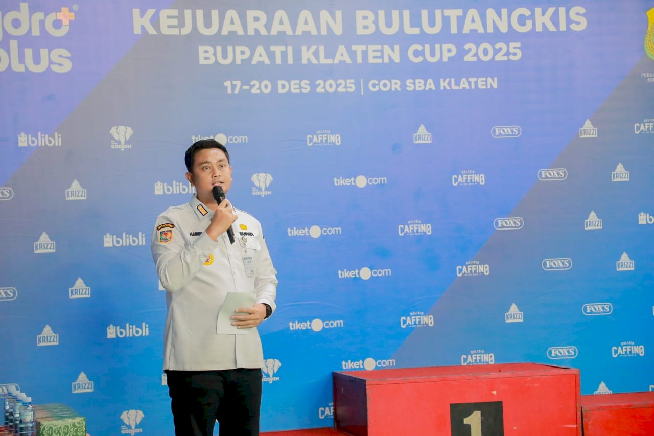 Bupati Klaten Resmi Buka Kejuaraan Bulutangkis Bupati Klaten Cup 2025