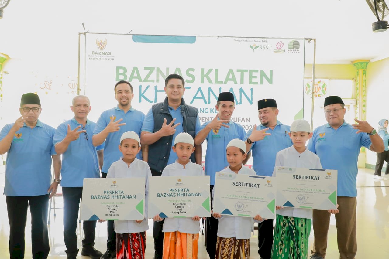 Bupati dan Wakil Bupati Klaten Apresiasi Program Baznas Khitanan