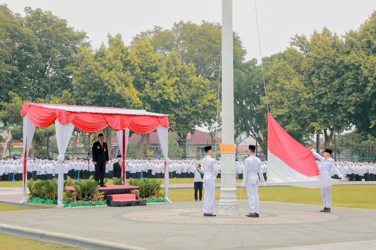 Bupati Klaten Pimpin Upacara Hari Amal Bhakti (HAB) ke 80  