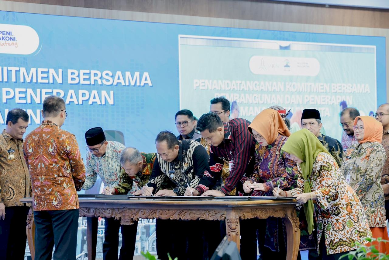 Bupati Klaten Lakukan MOU Pembangunan dan Penerapan Manajemen Talenta 