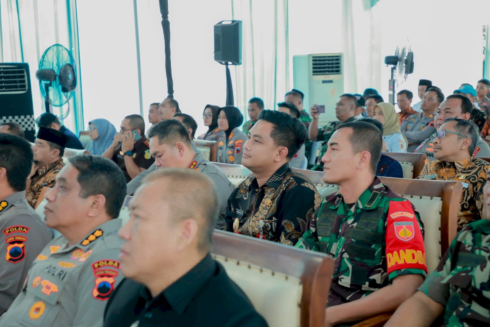 Bupati Klaten Hadiri Peresmian Jembatan Merah Putih Presisi oleh Kapolri di Prambanan