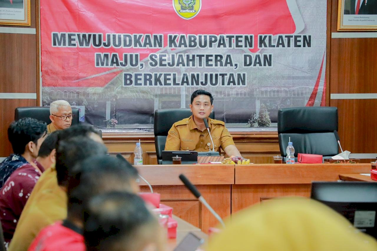 Bupati Klaten Tekankan Validasi Data Tepat Sasaran dalam Rakor DTSEN