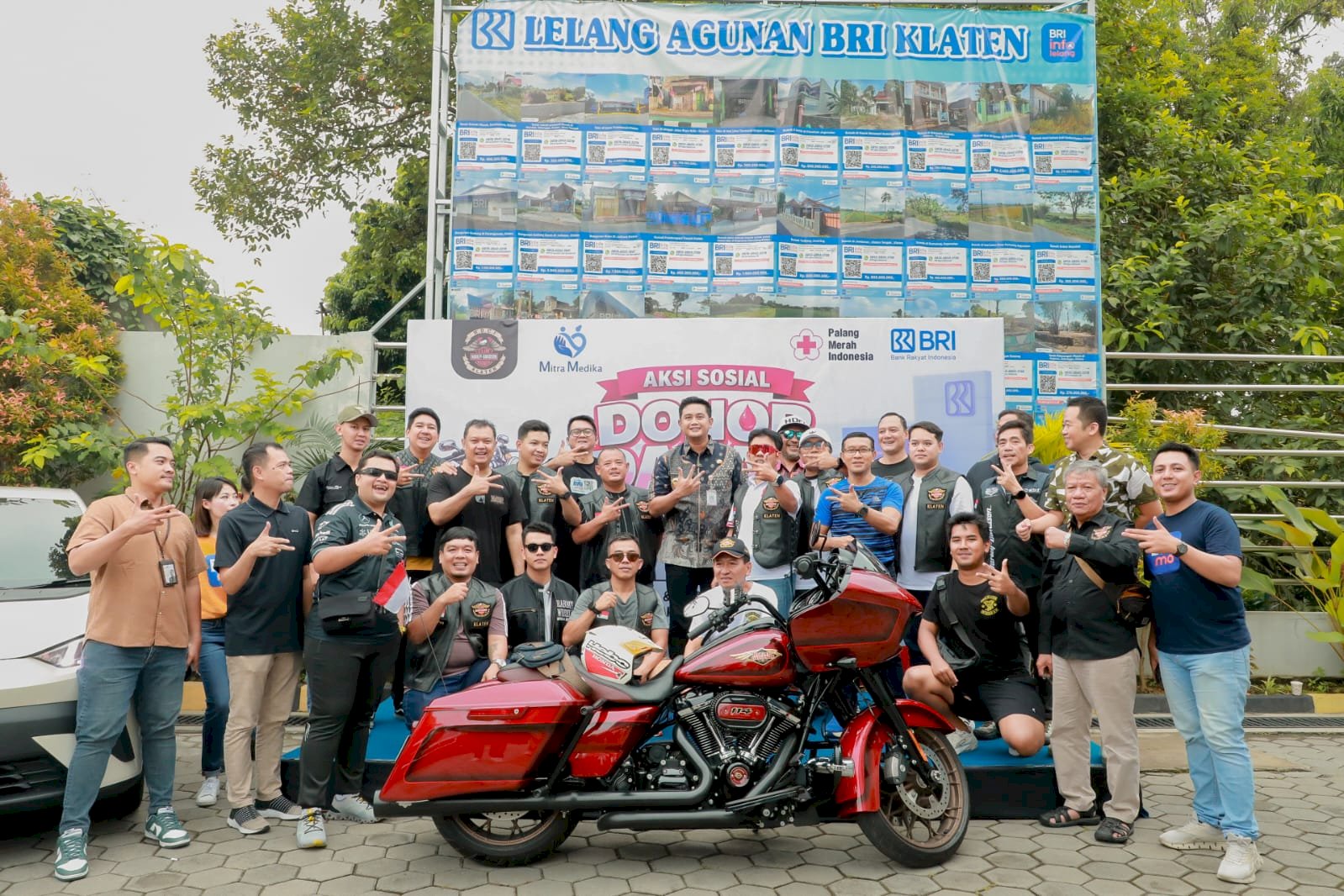 Bupati Klaten Hadiri Aksi Donor Darah BRI Bersama HDCI dan Mitra Medika