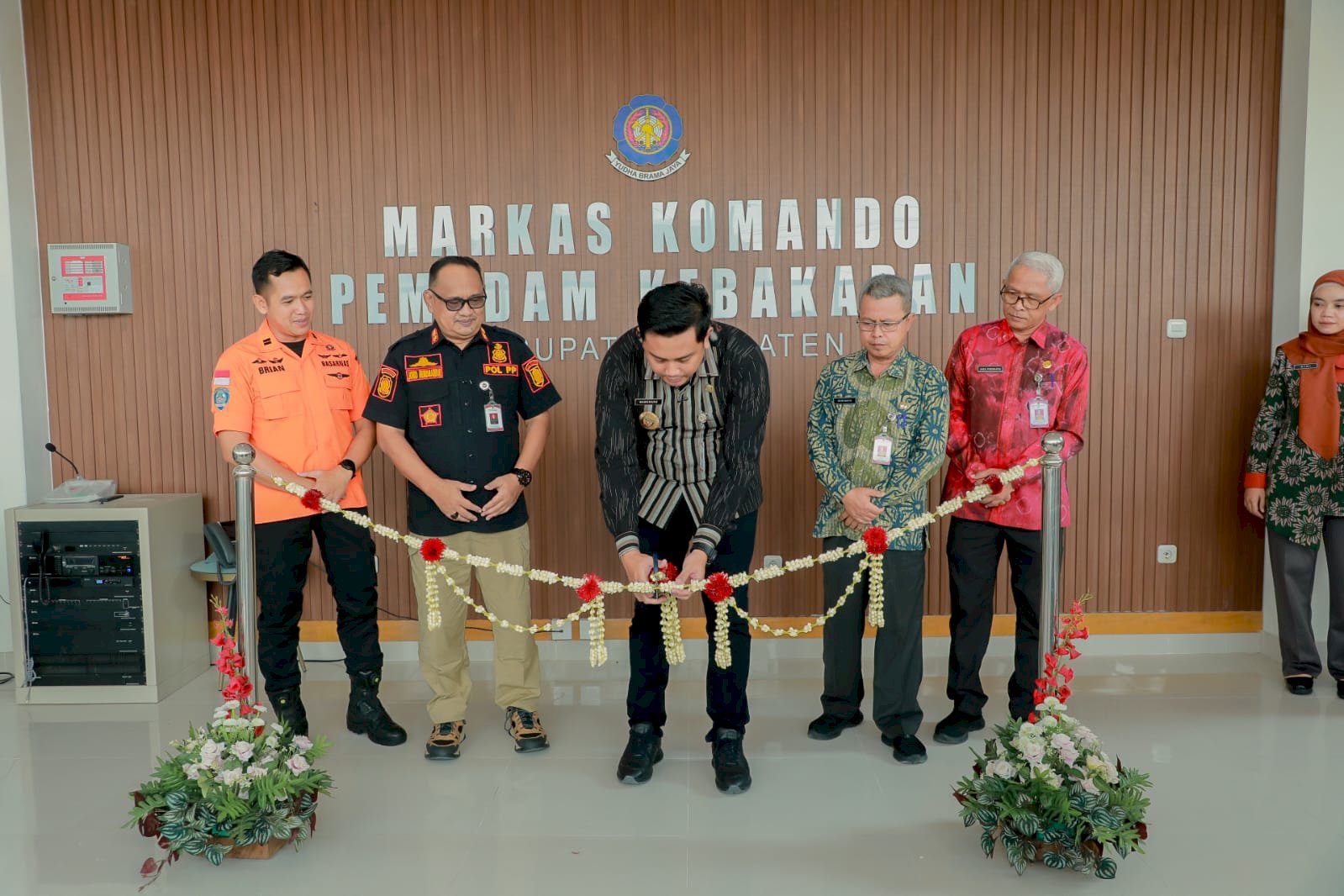 Bupati Klaten Resmikan Gedung Mako Damkar, Jembatan Temas dan Jembatan Sraten