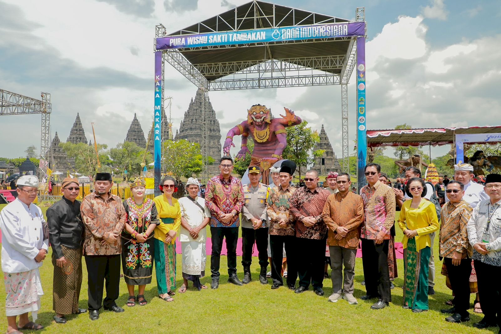 Bupati Klaten Hadiri Upacara Tawur Agung Kesanga di Kawasan Candi Prambanan